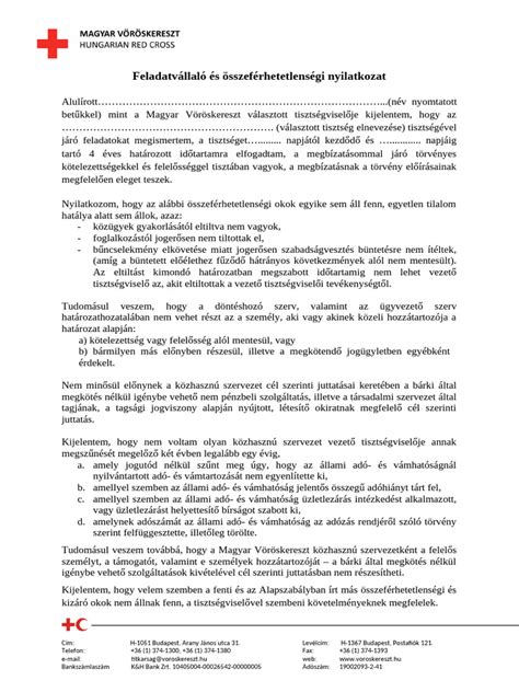 Összeférhetetlenségi szabályok ábrája