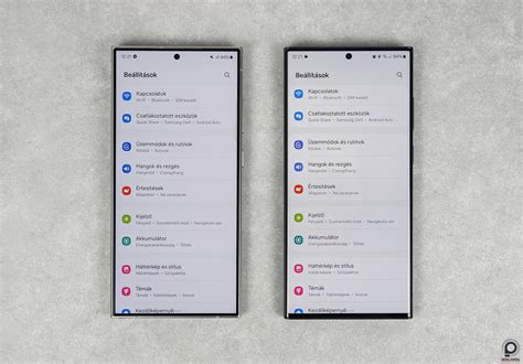 Mobiltelefon kijelzője Sofascore applikációval