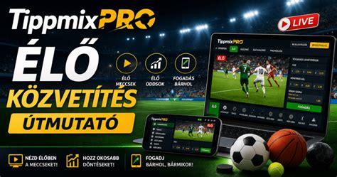 Tippmixpro felület élő La Liga mérkőzéssel