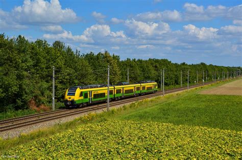 GYSEV vonat dízel mozdonnyal