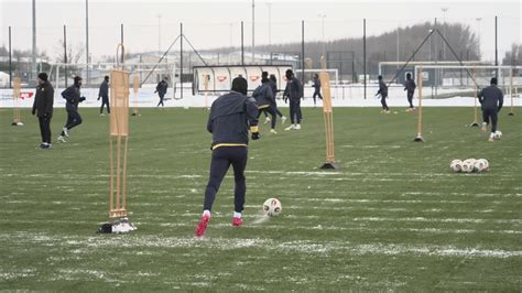 Utánpótláskorú labdarúgó edzésen