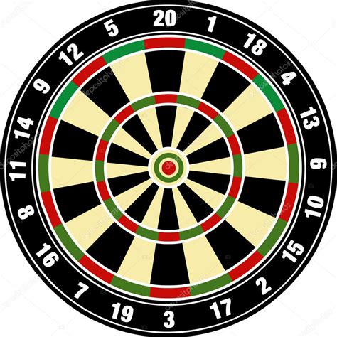 Darts tábla közeli kép