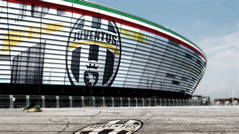 Juventus logó és az Allianz Stadium