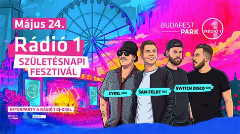 A Budapest Park látképe egy fesztivál idején
