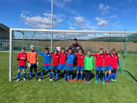 U10-es csapat mérkőzés közben