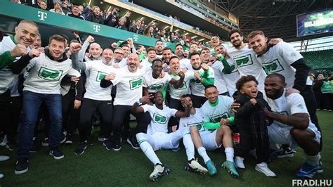 Mészáros Rea a Ferencváros bajnoki ünneplésén