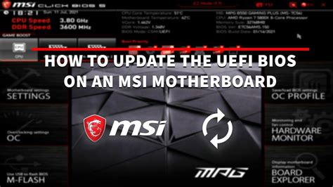 MSI UEFI felületének képernyőképe