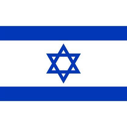 Izrael zászló a labdarúgó stadionban