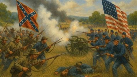 Amerikai polgárháborús csapatok énekelnek