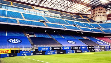 Giuseppe Meazza stadion és Inter/Milan szurkolók