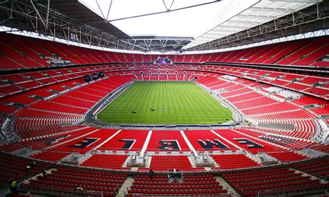 A teltházas Wembley Stadion légifelvétele
