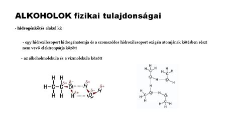 A hidroxilcsoport és az alkoholok szerkezete