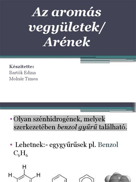 Az aromás vegyületek stabilitása és reaktivitása