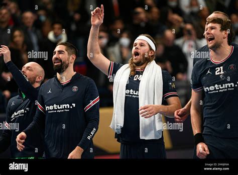 Nikola Karabatic és Mikkel Hansen a PSG mezében