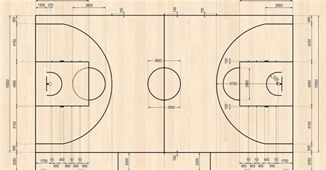 Kosárlabda pálya alaprajza