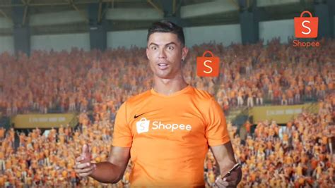 Cristiano Ronaldo a Shopee reklámkampányában