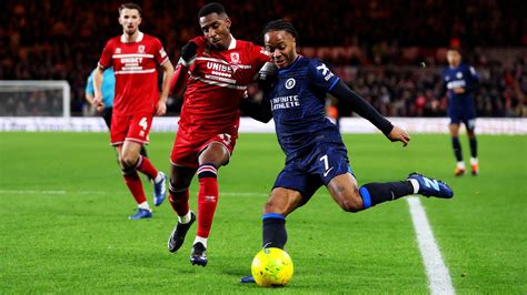 Chelsea és Middlesbrough játékosok összecsapása