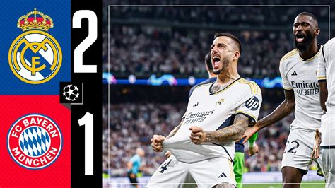 Real Madrid vs Bayern München mérkőzés pillanat