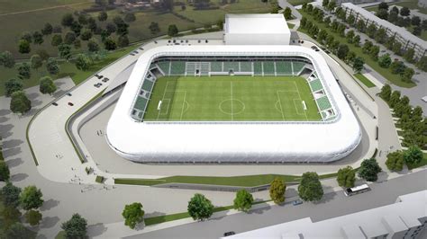 A szombathelyi stadion építése