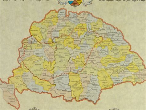Térkép a történelmi Magyarországról