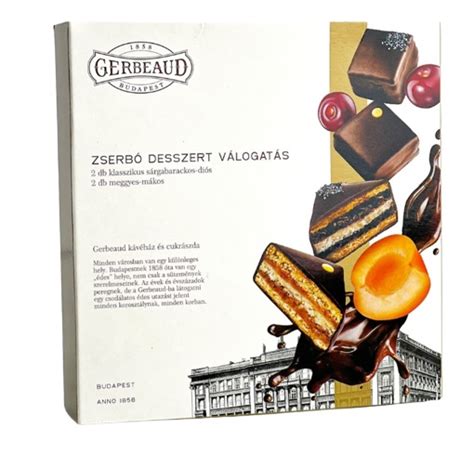 Válogatás Gerbeaud süteményekből