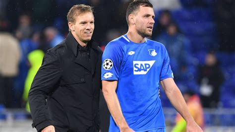 Szalai Ádám és Julian Nagelsmann a Hoffenheim edzésén
