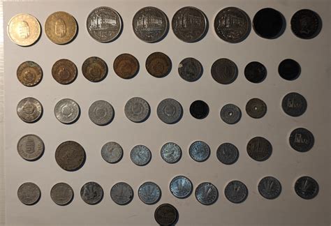 Régi magyar forint és fillér érmék gyűjteménye