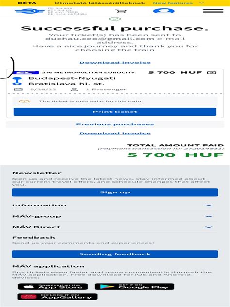 Online jegyvásárlás felülete labdarúgó mérkőzésre