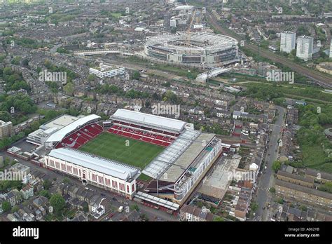 A régi Highbury stadion archív felvétele