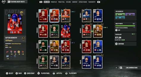 NHL 19 Hockey Ultimate Team főmenü