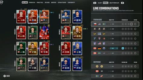 NHL 19 HUT játékos kártya típusok