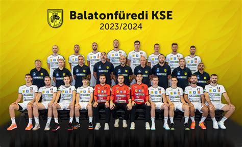 Balatonfüredi KSE csapatkép és edzői stáb