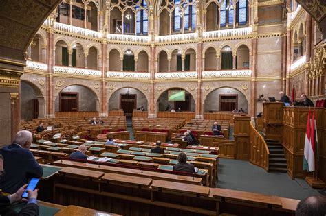 A korabeli magyar parlament ülésterme