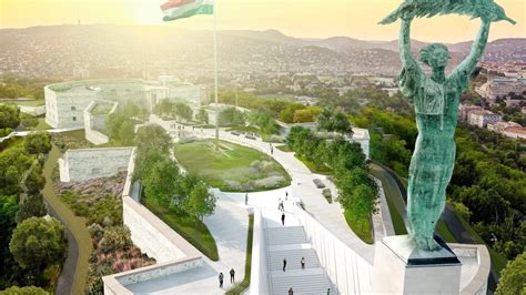 A budapesti Citadella látképe a felújítási munkálatok alatt