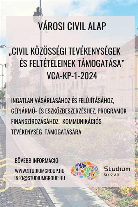 A Városi Civil Alap finanszírozási mechanizmusának áttekintése
