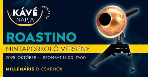 A Roastino mintapörkölő működés közben