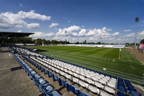 Széktói Stadion látképe felújítás után