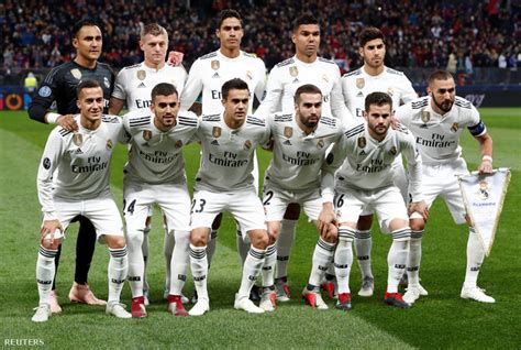 A Real Madrid játékosai ünneplik a La Décima győzelmet