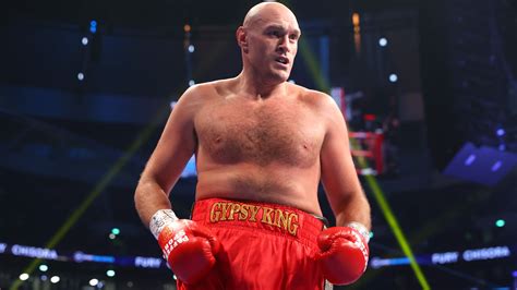 Tyson Fury portréja a ringben