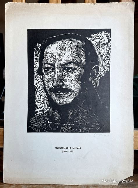 Sallay Mihály portréja és kottás levelezőlapja