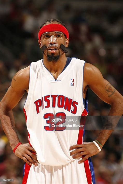Richard Hamilton akcióban a Detroit Pistons mezében