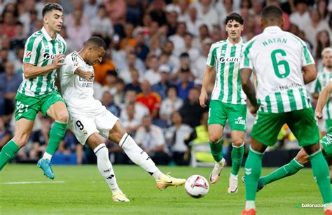 A Real Madrid és a Real Betis formája az elmúlt 10 mérkőzésen