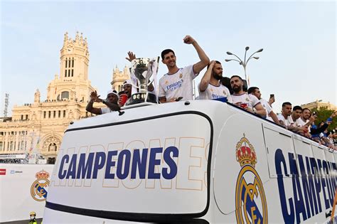A Real Madrid ünnepli a La Liga győzelmet