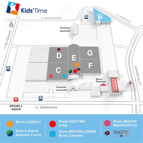 A Kids' Time Expo épülete és logója