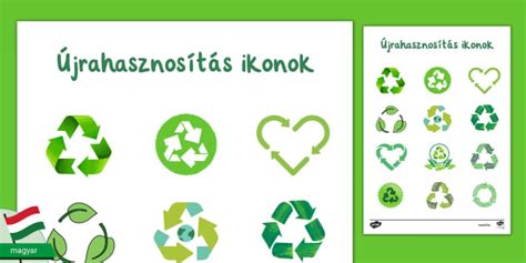 Zöld környezetvédelmi szimbólumok focimezzel