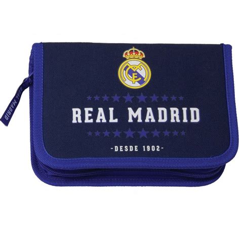 Real Madrid kihajtható tolltartó belső rekeszei