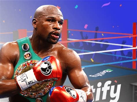 Floyd Mayweather egyre dominánsabbá válik a mérkőzés közepén