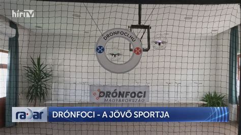 Drónfoci mérkőzés akcióban