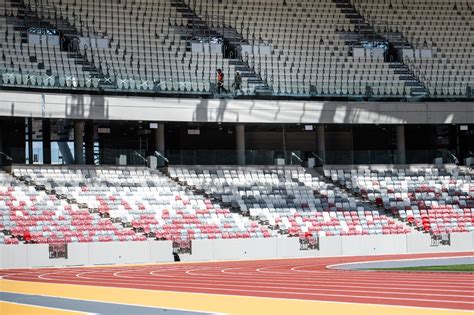 A tamperei stadion egy atlétikai esemény alatt