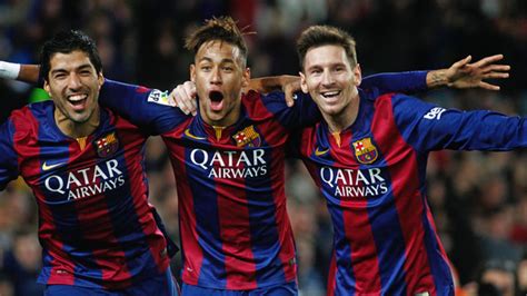 Messi, Suarez, Neymar (MSN) trió